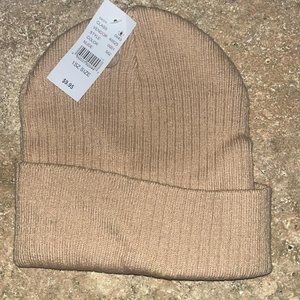 UNISEX PLAIN TAN BEANIE